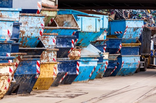 Enclosed skip hire in Leyton