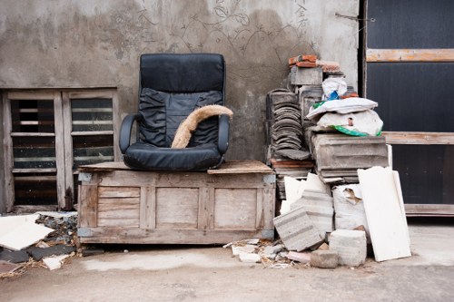 Customer preparing for skip delivery at their Leyton home